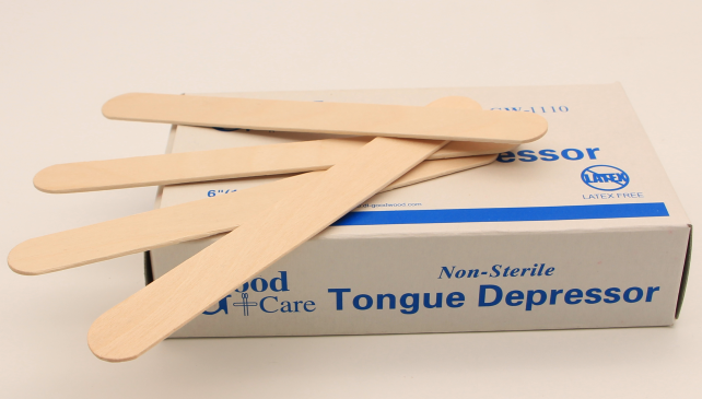 PIPER 100 Pcs Wooden Tongue Depressors Tongue depressor for doctor